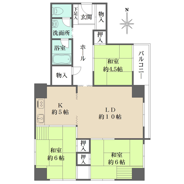 ワールドダックの間取図