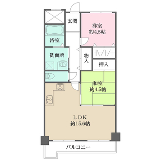 サンルシエル山科西野の間取図