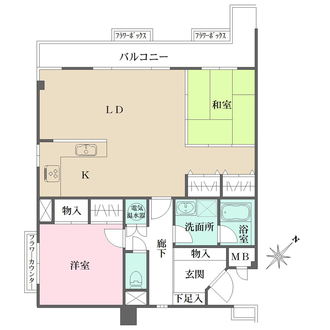 グランフォルム清水別邸の間取図