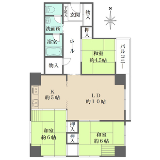 ワールドダックの間取図