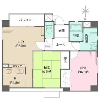 グローバル岡崎の間取図