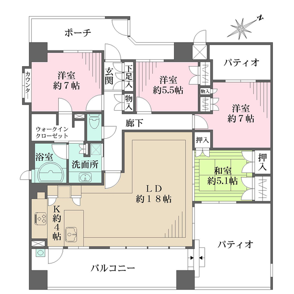 KAISEI堺の間取図