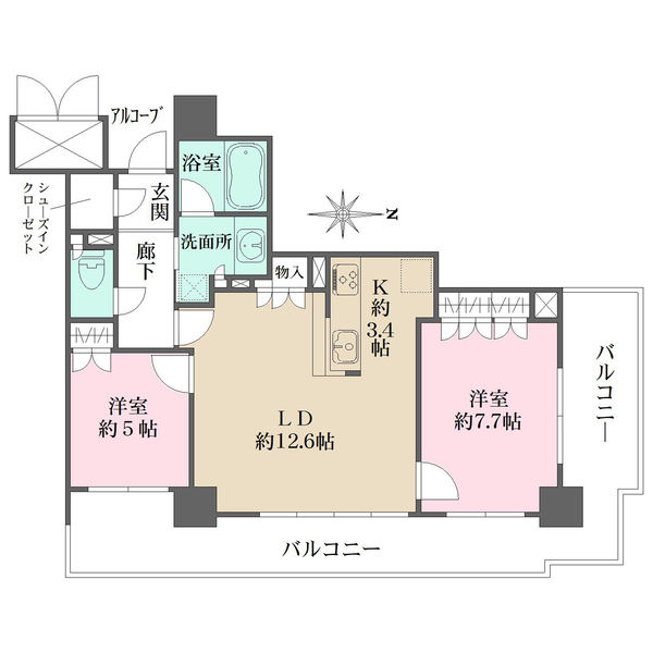 なんばグランドマスターズタワー（NAMBA GMT）の間取図