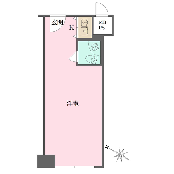 御堂アーバンライフの間取図