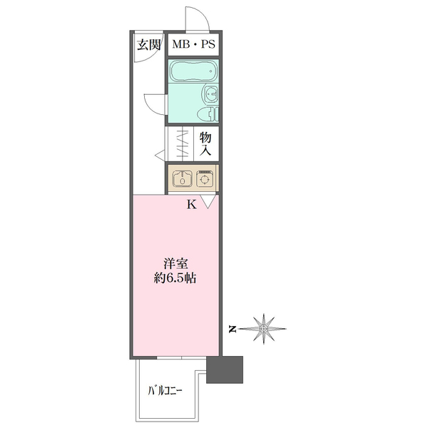 朝日プラザ心斎橋の間取図