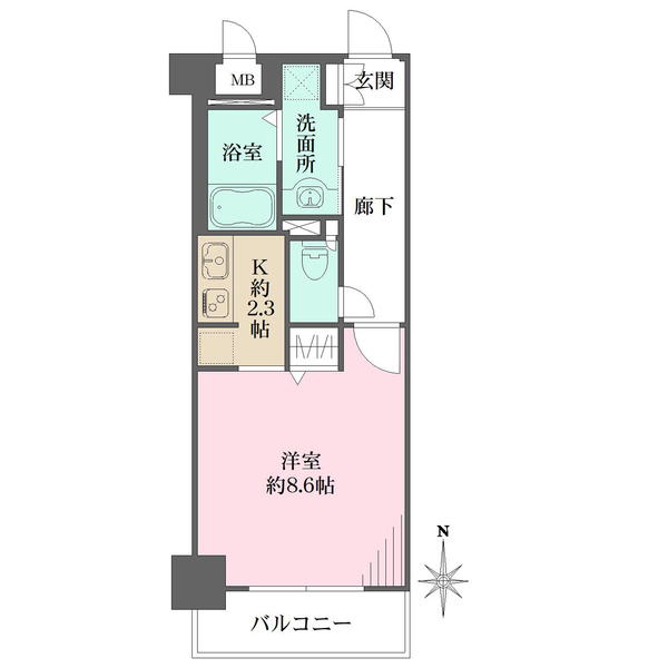 KAISEI本町東の間取図