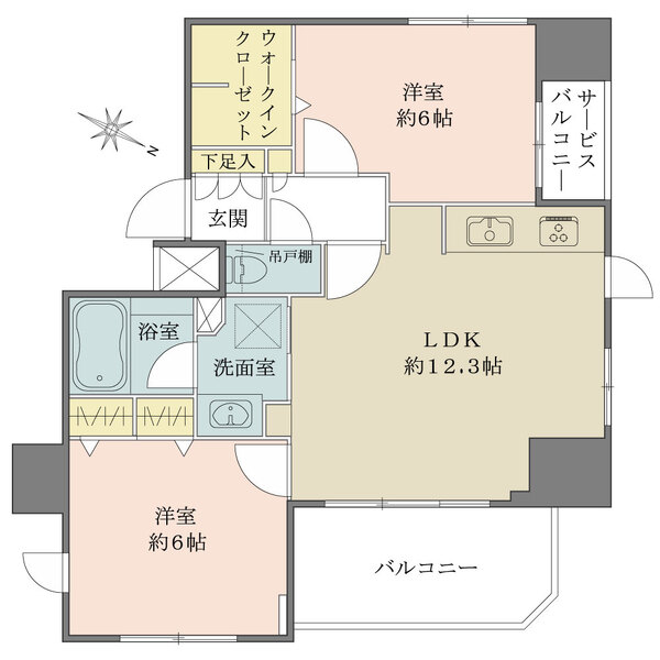 N.E.レジデンスの間取図