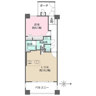 リーガル堀江公園の間取図