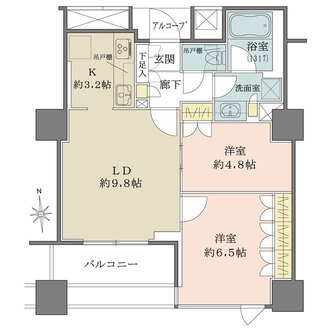 シエリアタワーなんばの間取図