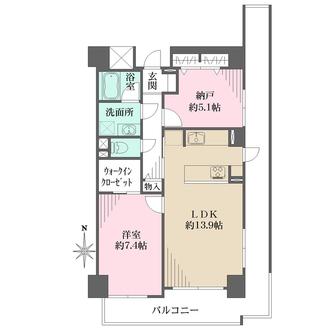 ファミール心斎橋EASTの間取図
