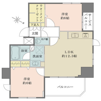 N.E.レジデンスの間取図