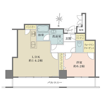 アートアルテールコンドミニアムフロアの間取図