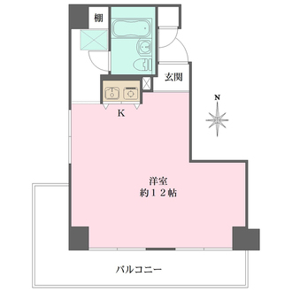 朝日プラザ心斎橋北の間取図