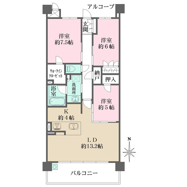 ローレルコート西宮北口レジデンスの間取図