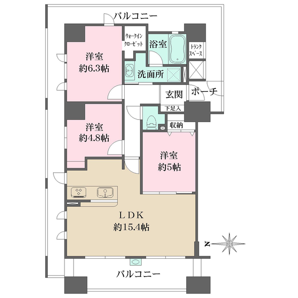 ディアステージ伊丹宮ノ前の間取図