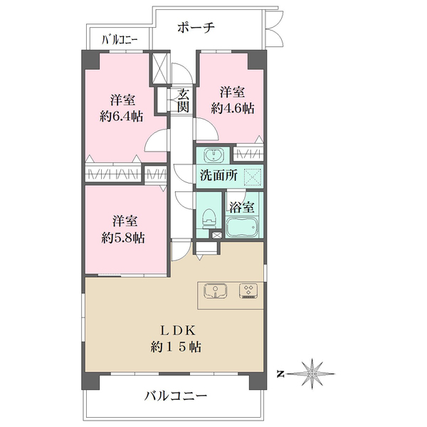 ディアパーク甲子園口の間取図