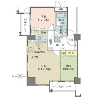 ファミール宝塚グランスイートタワーの間取図