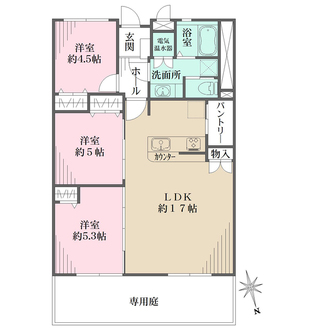 宝塚パインクレストの間取図