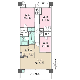 ローレルコート西宮北口レジデンスの間取図