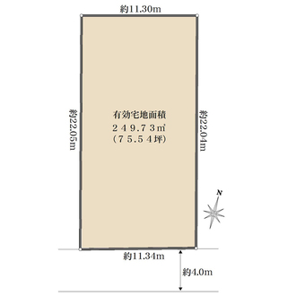 2号地の間取図