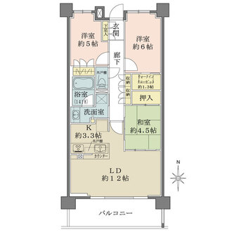 ザ・パークハウス塚口の間取図