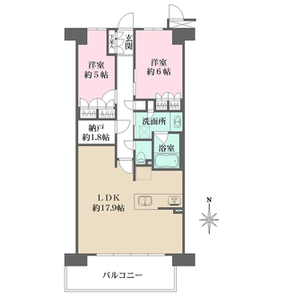 ジオ武庫川の間取図