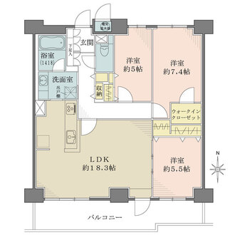 ラピタス31西宮の間取図