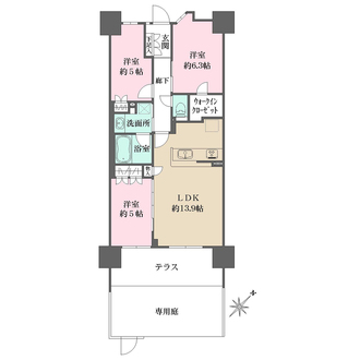 ルネ西宮仁川の間取図