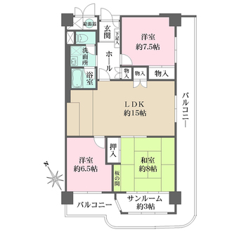 ジークレフ第二武庫川の間取図