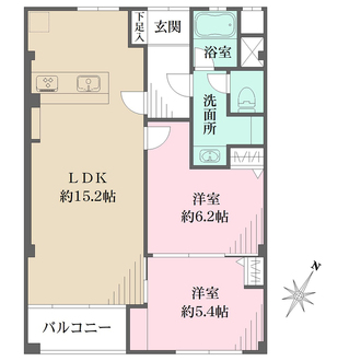 甲子園第8コーポラスの間取図