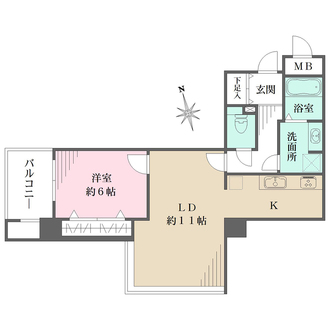 ヴィエント西宮の間取図