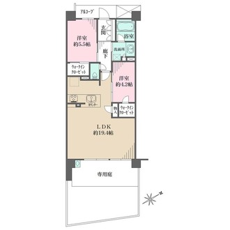 シエリア甲子園一番町の間取図