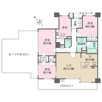 クレヴィア甲子園の間取図