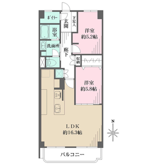 シャトー西宮の間取図