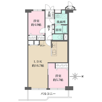 サンマンション塚口第１の間取図
