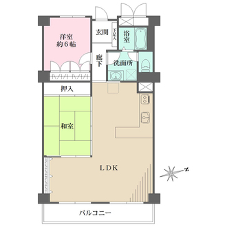 芦屋山ノ手アーバンライフアネックスの間取図