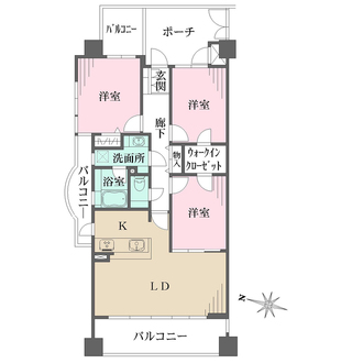ファミール西宮・夙川公園の間取図