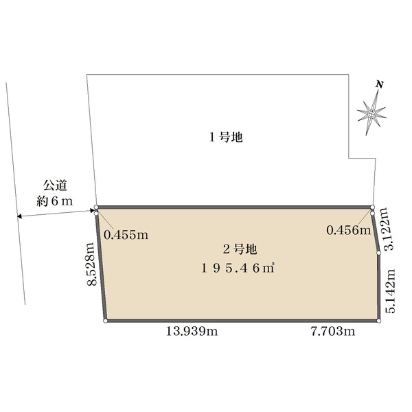 2号地の間取図