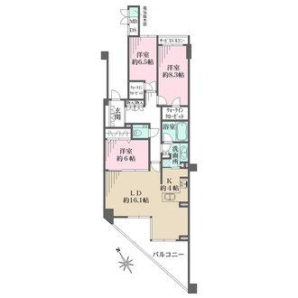 ロジュマン住吉山手の間取図