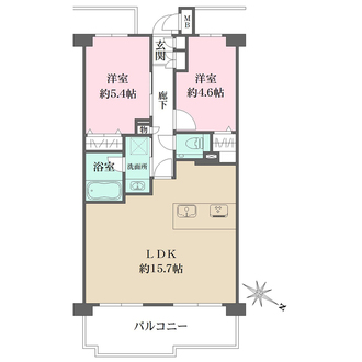 ルネ芦屋親王塚の間取図