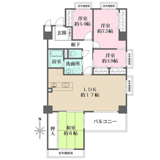 フォルザ住吉の間取図