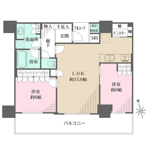 神戸ハーバータワーの間取図