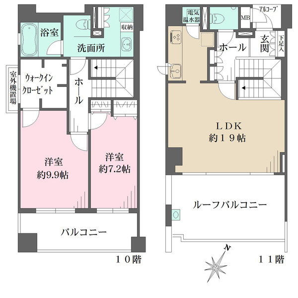 ワコーレ ディ・アルクス元町の間取図