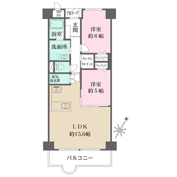 元町アーバンライフの間取図