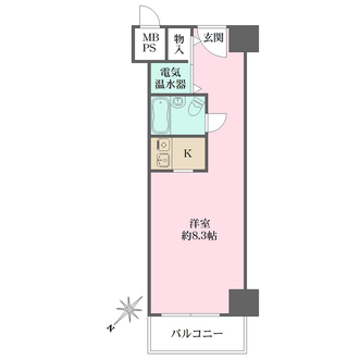 元町アーバンライフの間取図