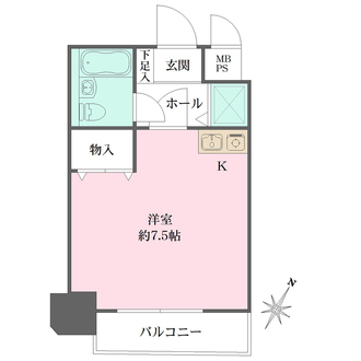 ヴェルドール兵庫IIIの間取図