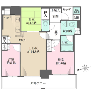 神戸ハーバータワーの間取図