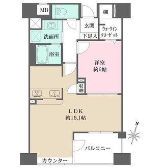 グランドメゾン神戸山手の間取図
