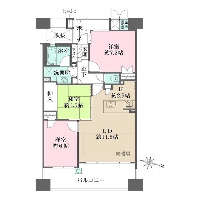 アズ・マリオン・レーソルの間取図