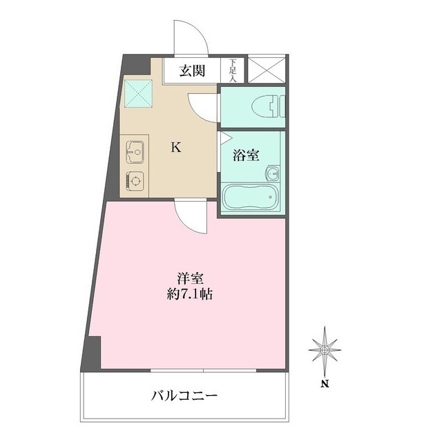クレセント公光の間取図